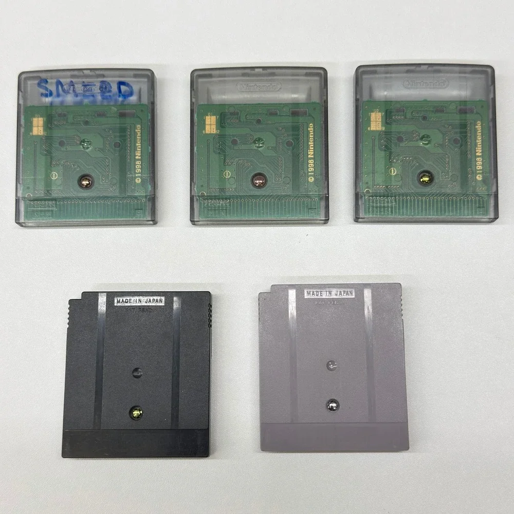 Nintendo Game Boy Color Lot Monsters Inc Hot Wheels Stuart Little Ultra Golf 5pk